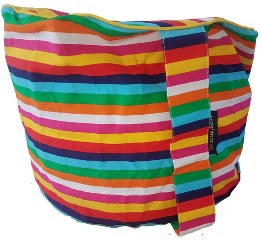 Candy Stripe Ottoman