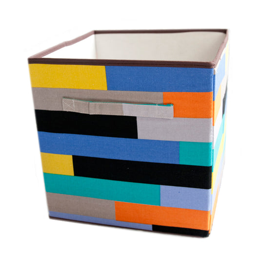 Staggered Stripe Storage Boxes 2 Pack